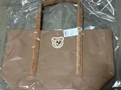 ■新品■フェイラー オールドテディワッペントートバッグ ベージュLL 大