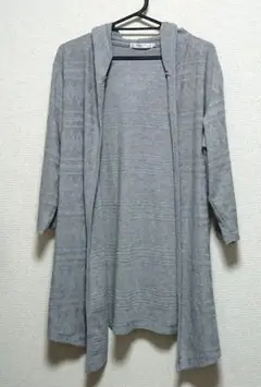 メンズ七分丈カーディガングレー