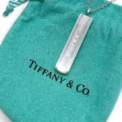 TIFFANY ナローバー ネックレス SV925 社外チェーン 定番 - メルカリ