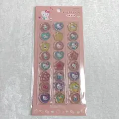 【サンリオ】おはじきふうシール　キティ