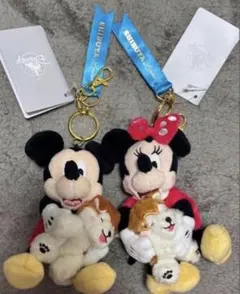 ミッキー ミニー ぬいぐるみキーホルダーセット 渋谷 限定