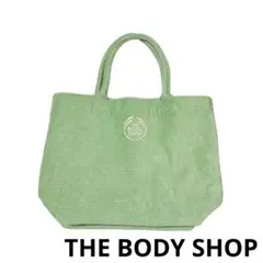 THE BODY SHOP コーデュロイ トートバッグ グリーン　ボディショップのサムネイル