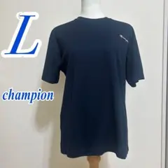 champion ネイビー 半袖 Tシャツ L　カットソー　スポーツウェア