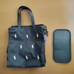 Polo Ralph Lauren ポニー刺繍 トートバッグ ブラックのサムネイル