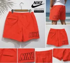 【海外限定】NIKE 水着 スイムショーツ ネオンレッド