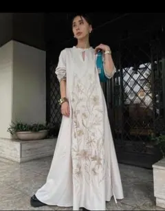 MADELYN EMBROIDERY DRESS　AMERI vintage Ameri（アメリ）の「MADELYN EMBROIDERY DRESS（ワンピース）」 - WEAR