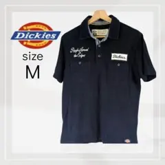Dickies ネイビー ポロシャツ Mサイズ