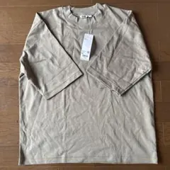 UNIQLO エアリズムコットンオーバーサイズTシャツ (5分袖)