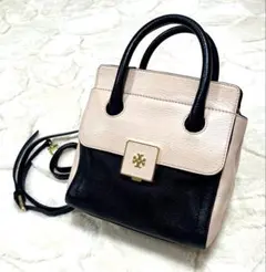 Tory Burch 2way ショルダーバッグ バイカラー