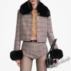 ❤️26新作 新品♡ SelfPortraitチェック柄ツイードコート♡　H74