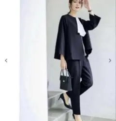 【Lサイズ】coca2点セットダブルクロススーツ　ネイビー