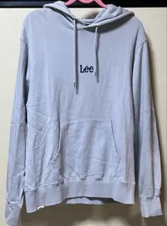Lee メンズ ライトブルー フード付きパーカー