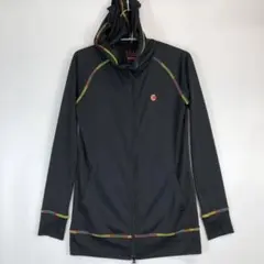 ビラボン ラッシュパーカー ブラック レインボー Mサイズ AD013-868