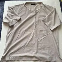 メンズSENSE OF PLACE ベージュ 半袖Tシャツ