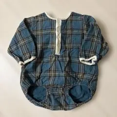 tete a tete チェックロンパース 80