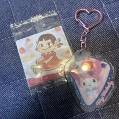 マイメロディ ハート型キーホルダー　　おまけつき
