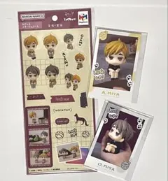 ハイキュー るかっぷ コラージュシール・すなっぷカード 宮侑 宮治 3点セット