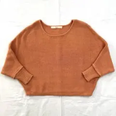 Another Edition オレンジ コットン サマー ニットのサムネイル