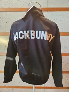 新品JACK BUNNY ブラック前ジップジャケット