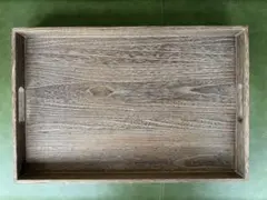 会津桐の長手盆　伝統的な日本の工芸品　未使用品