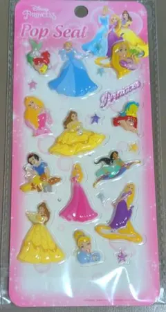 ディズニープリンセス ポップシール