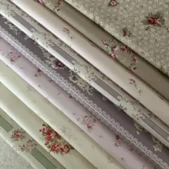 YUWA⭐︎花柄コットン生地詰合せ⭐︎カットクロス9点⭐︎パッチワーク⭐︎ まとめ売り