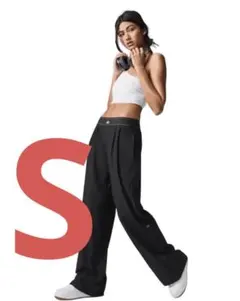 Alo Yoga パンツ ボトム スーツアップ トラウザー アローヨガ Sサイズ