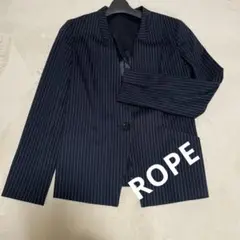 美品　ROPÉ ネイビー ジャケット 38