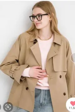 新品◆アーバンリサーチ◆サニーレーベル◆撥水ショートトレンチコート◆