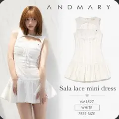 andmary Sara lacey long dress - メルカリ