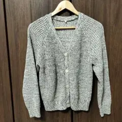 カーディガン グレー