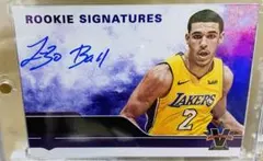 lonzo ball RC 直書き AUTO purple 45/49シリアル