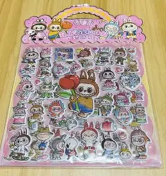 ラブブ　ぷくぷくシール　大　3