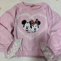 アンナミコリッド　ミッキー＆ミニー　トレーナー　サイズ110