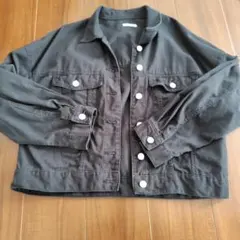 ブラックコットンジャケット Sサイズ COLZA