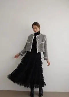 Acka tulle long skirt - メルカリ