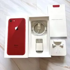 【本体なし】Apple iPhone 8 64G レッド 付属品 +空箱