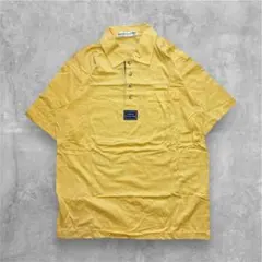 00s vintage イエロー ポロシャツ　アーカイブ　グランジ　y2k
