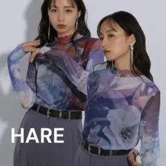 かなた様✨HARE 2WAY アートガラシアートップス ブルー系のサムネイル