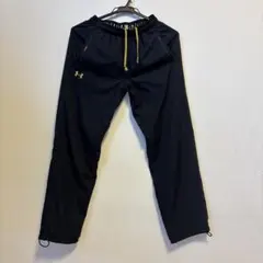 Under Armour 黒 ジャージパンツ YLG