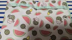 【B】うさまる Fruits party ティッシュ＆マスクポーチ