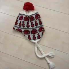 over ride 柄ニット帽