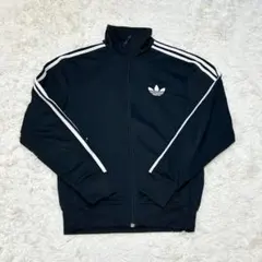 美品】 90s adidas ファイヤーバード トラックジャケット ブラック