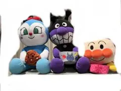 アンパンマン ぬいぐるみLLサイズ　3点セット