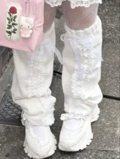 ファンシーソーダ／knit leg warmers