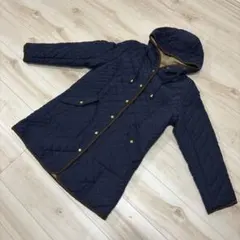 Grecot キルティングコート M ネイビー