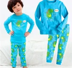 子供 キッズ パジャマ 長袖 120 男の子 夏 上下セット 新品 可愛い