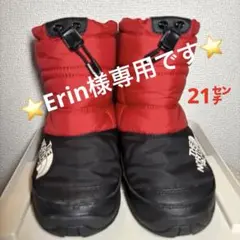 THE NORTH FACE スノーブーツ(子ども用) 赤黒⭐️美品です⭐️