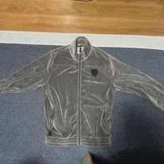 Puma フリース ジップアップジャケット グレー