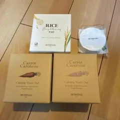 未使用 スキンフード トナーパッド 3箱セット キャロット ライスのサムネイル